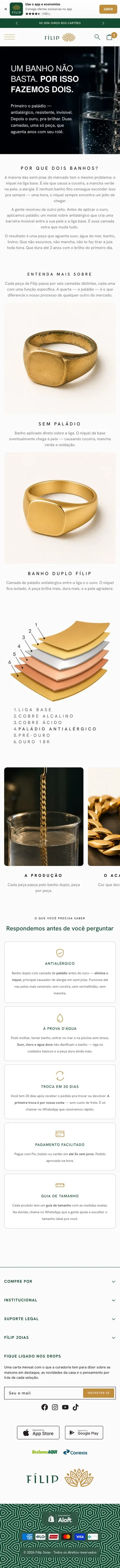 Fílip Jóias — Plating