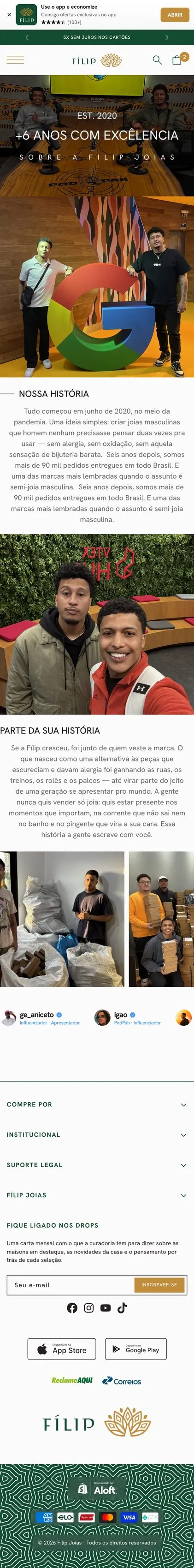 Fílip Jóias — About us