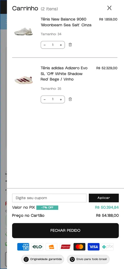 Juicy Sneakers — Cart