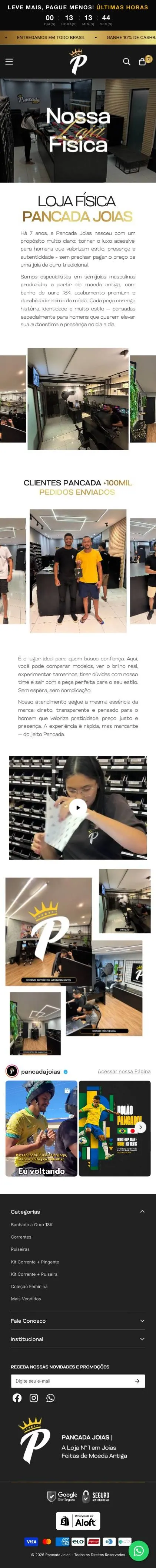 Pancada Joias — Physical store