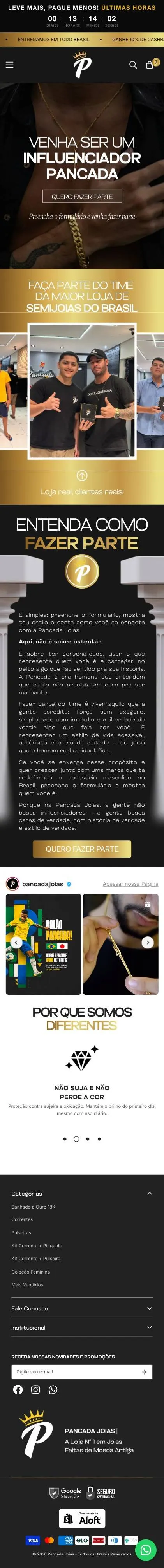Pancada Joias — Become an influencer