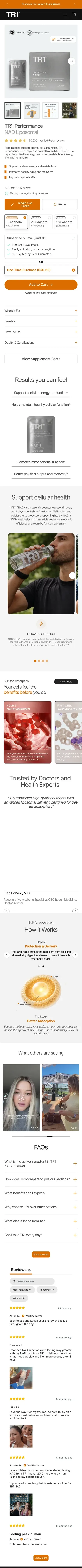 Take TR1 — Product page
